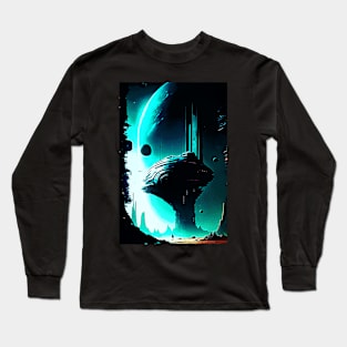 Science Fiction Alien Landscape 103 Long Sleeve T-Shirt